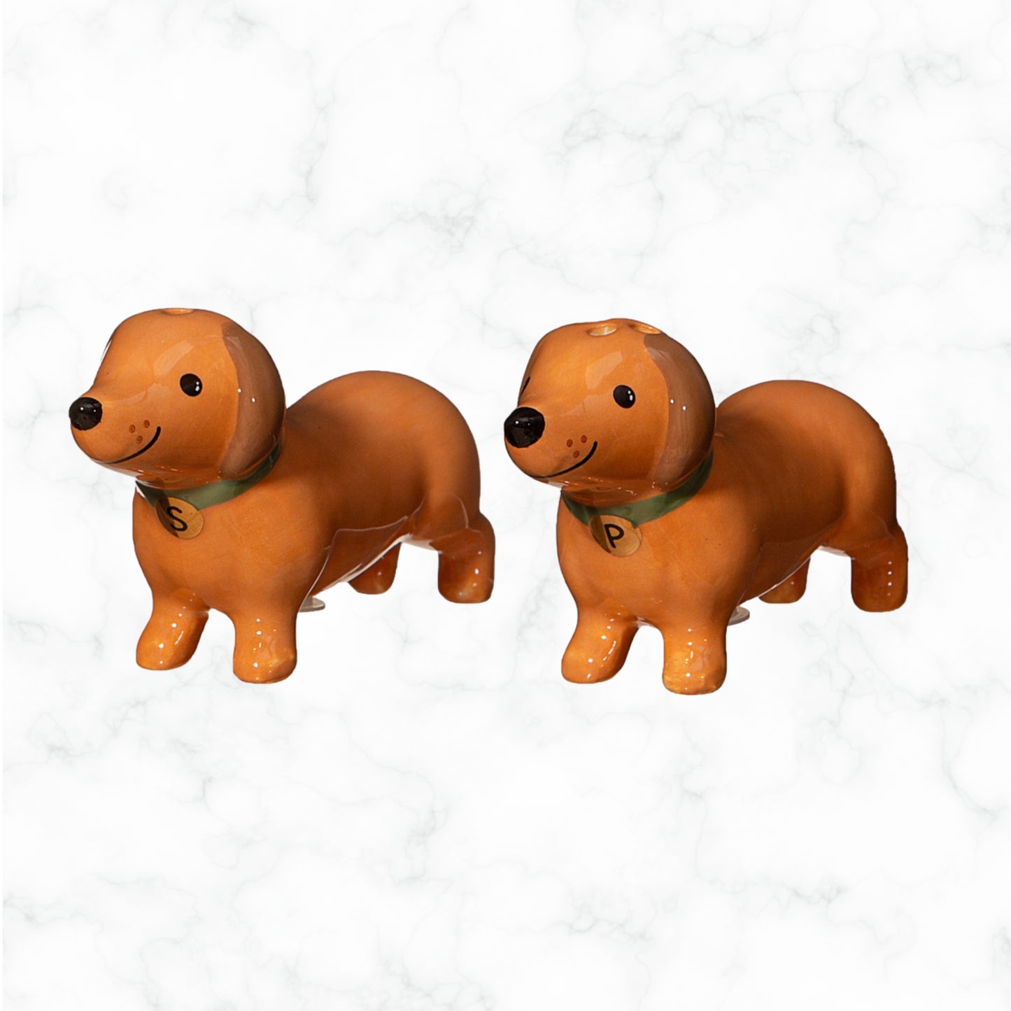 Sausage Dog Salt & Pepper Shakers