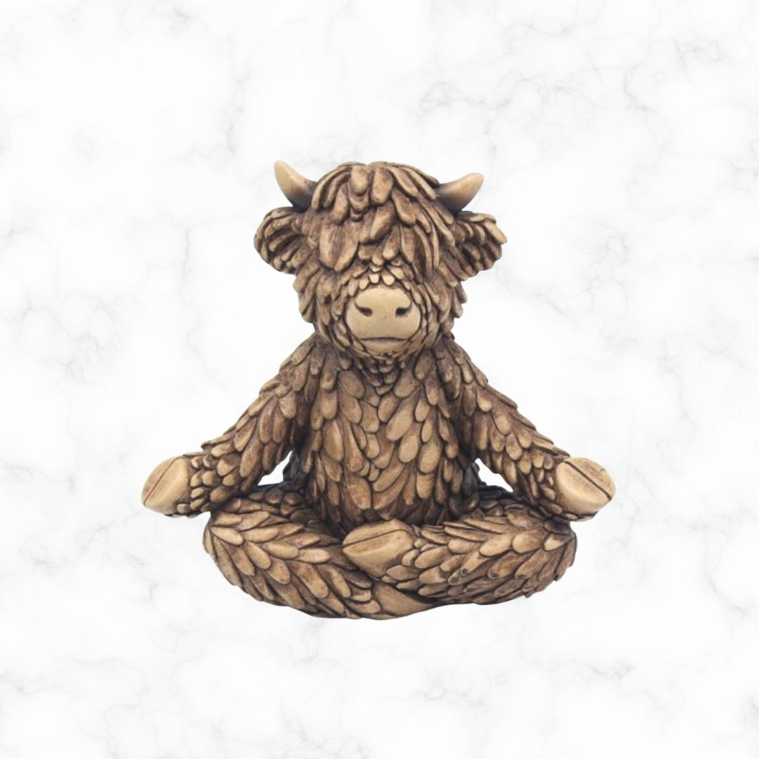Yoga Highland Cow