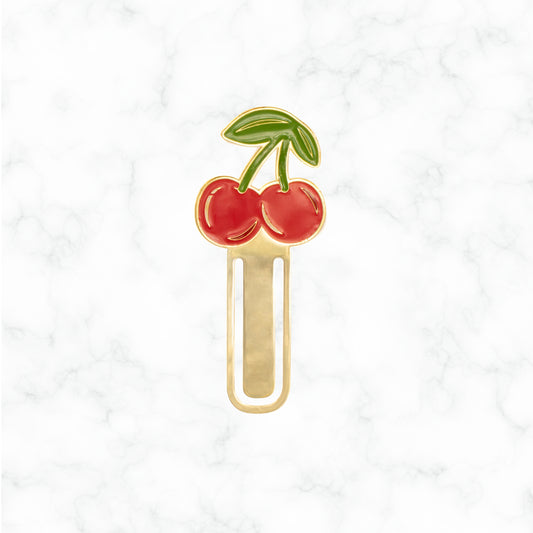 Cherry Metal Bookmark