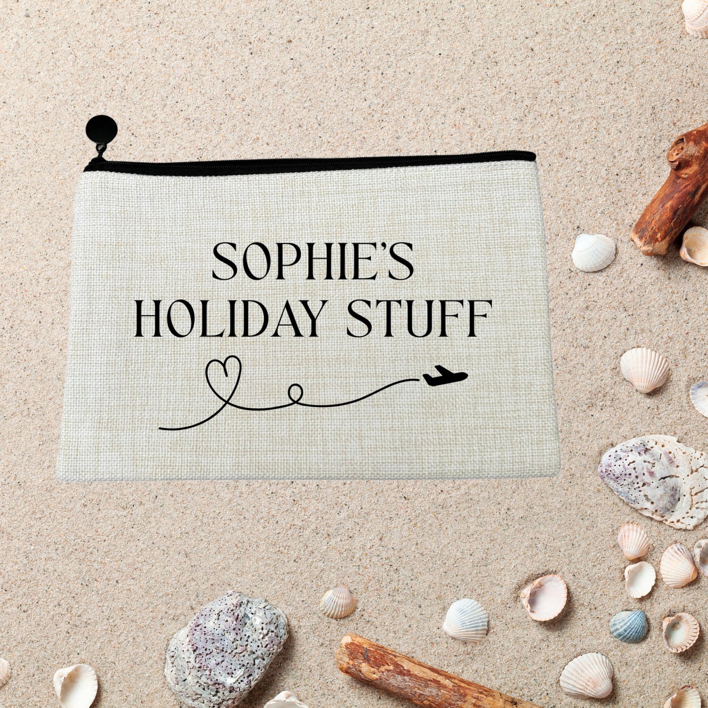 Personalised Travel Pouch - Plane