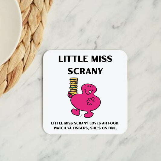 Little Miss Scrany Coaster