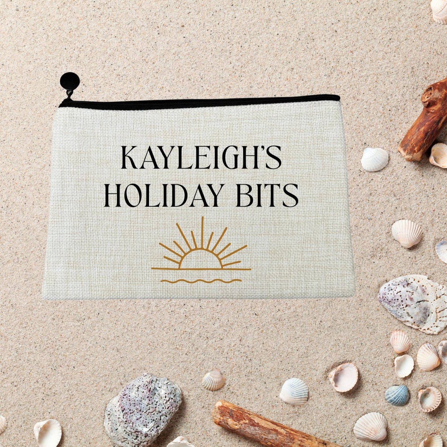 Personalised Travel Pouch - Sun