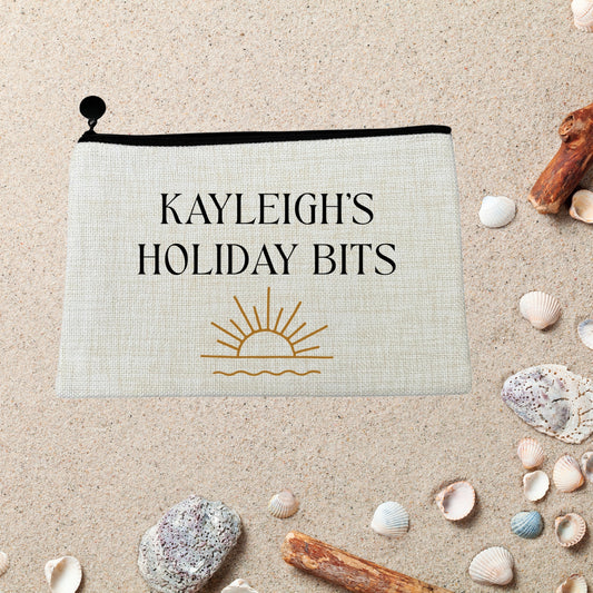 Personalised Travel Pouch - Sun