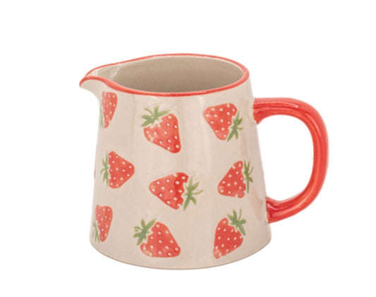 Strawberry Style Milk Jug